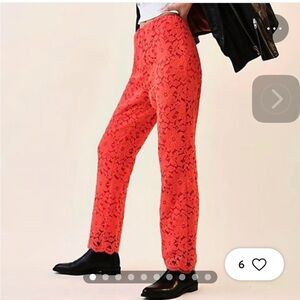FREE PEOPLE Women free people Red Lace Pants XL
